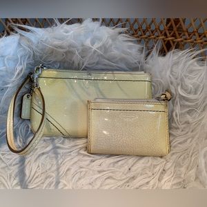 Clearance - Coach - *As Is*  Patent Leather Wristlet and Cardcase
